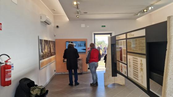 Vr corner nel museo dei Balzi Rossi